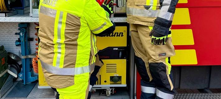 Zusätzliche Schutzkleidung für die Feuerwehr Hünxe