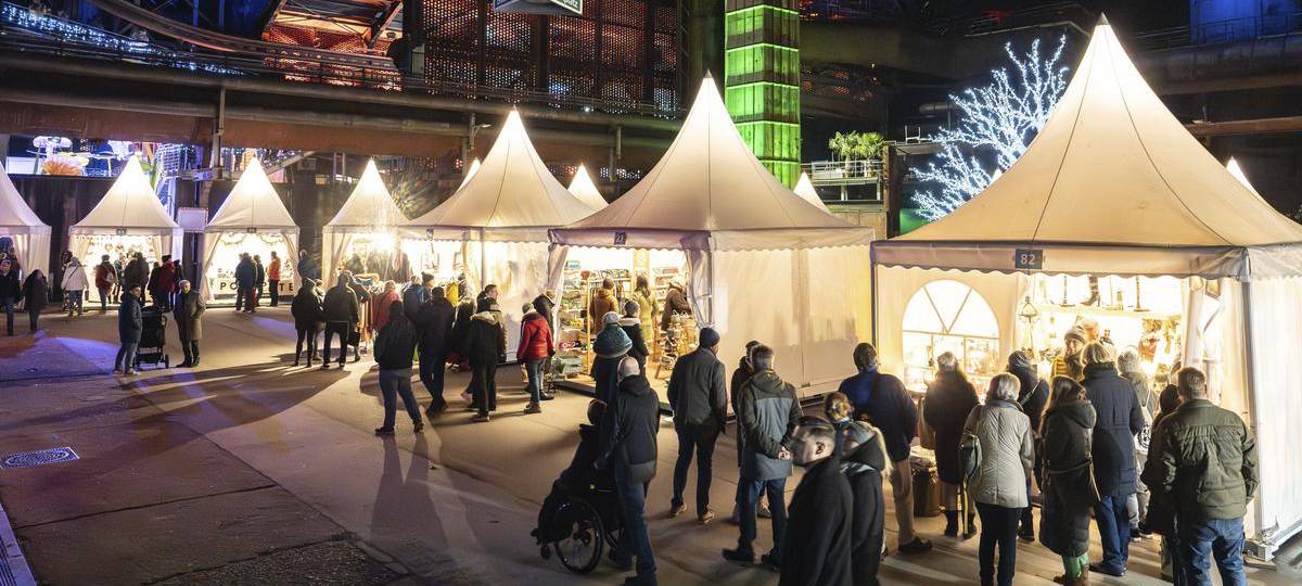 Lichtermarkt mit Weltrekordversuch startet in Duisburg