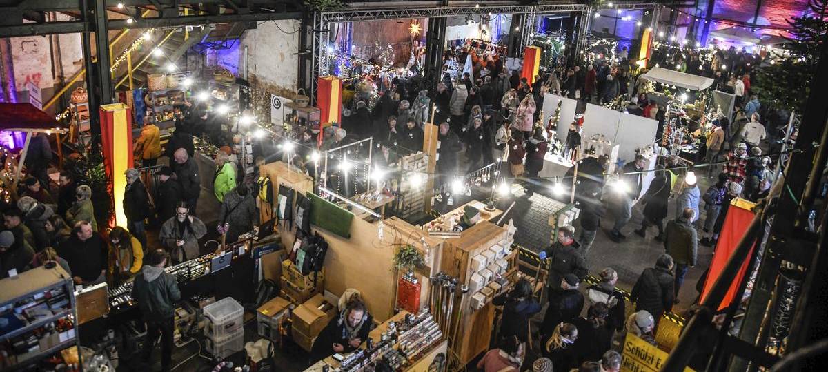Weihnachtsmarkt in der Zechenwerkstatt Lohberg startet