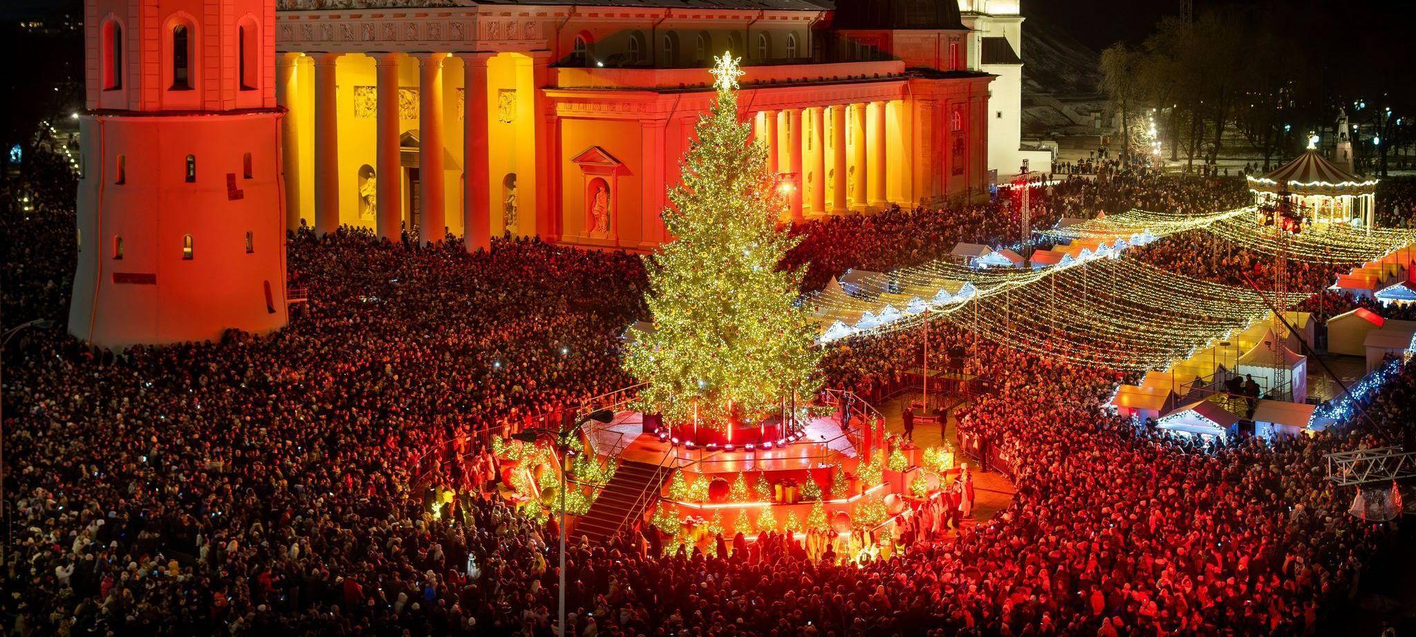 Weihnachtsbaum in Litauen