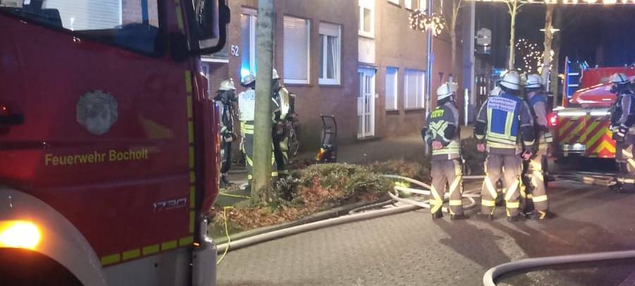 Brand in Bocholt – 3 Menschen gerettet, Tatverdächtiger festgenommen
