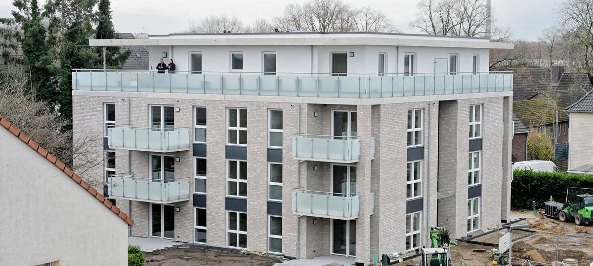 Über 40 neue Wohnungen in Wesel sind fast fertig
