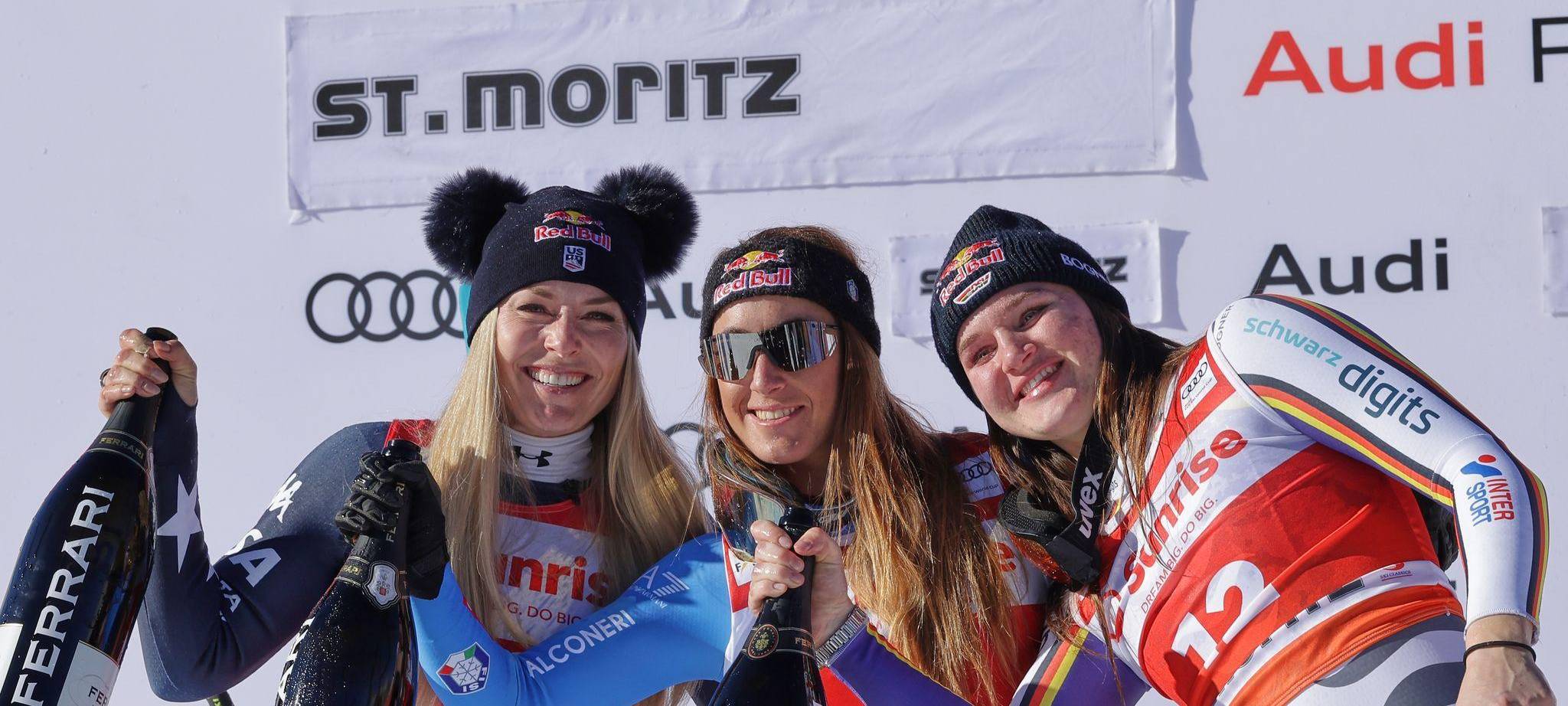 St. Moritz Weltcup Abfahrt