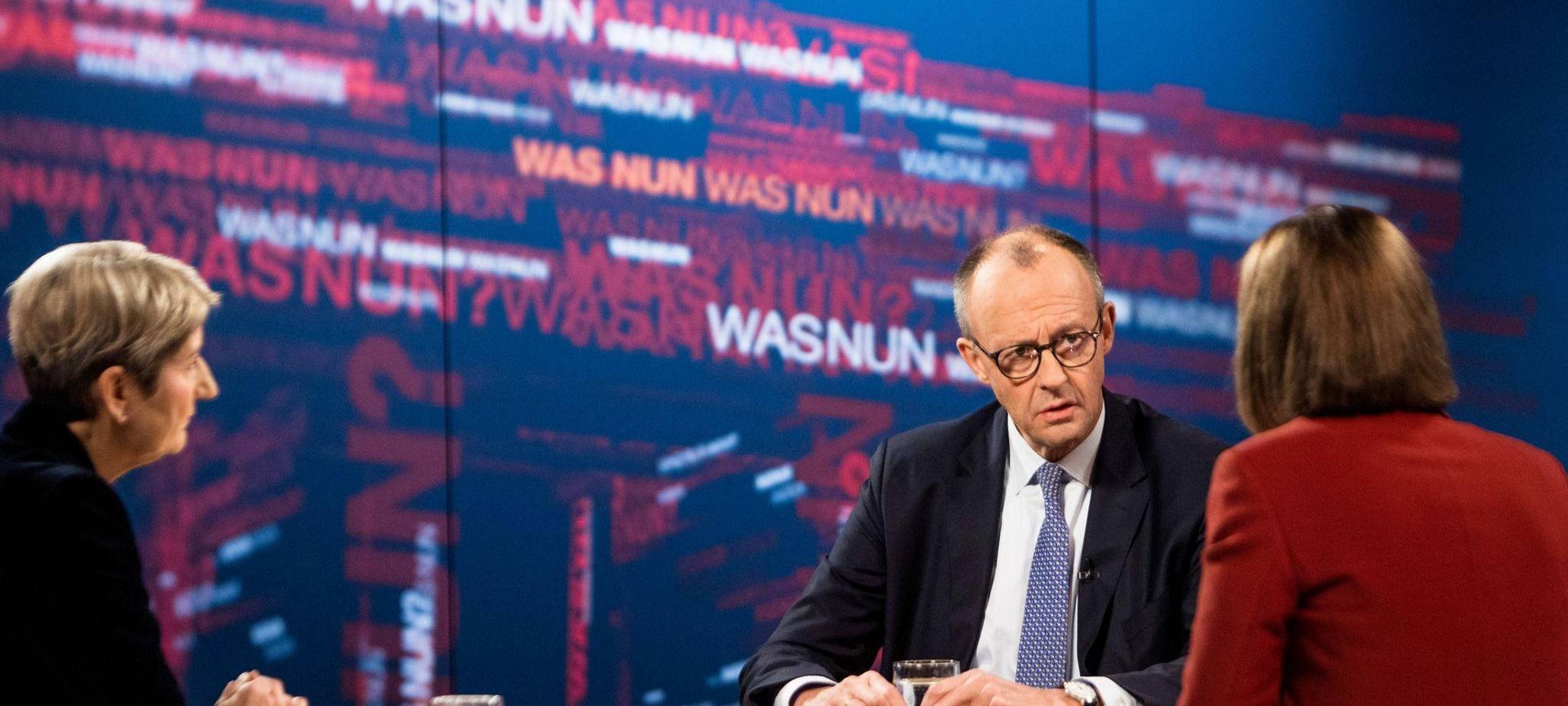 Bundeskanzler Merz in der Sendung «Was nun, Herr Merz?»