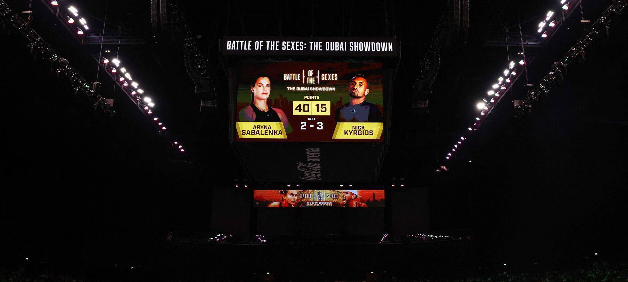 Tennis-Duell der Geschlechter: Sabalenka - Kyrgios