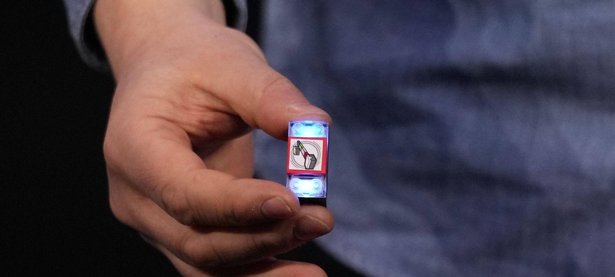 Lego stellt neuartigen interaktiven Baustein vor