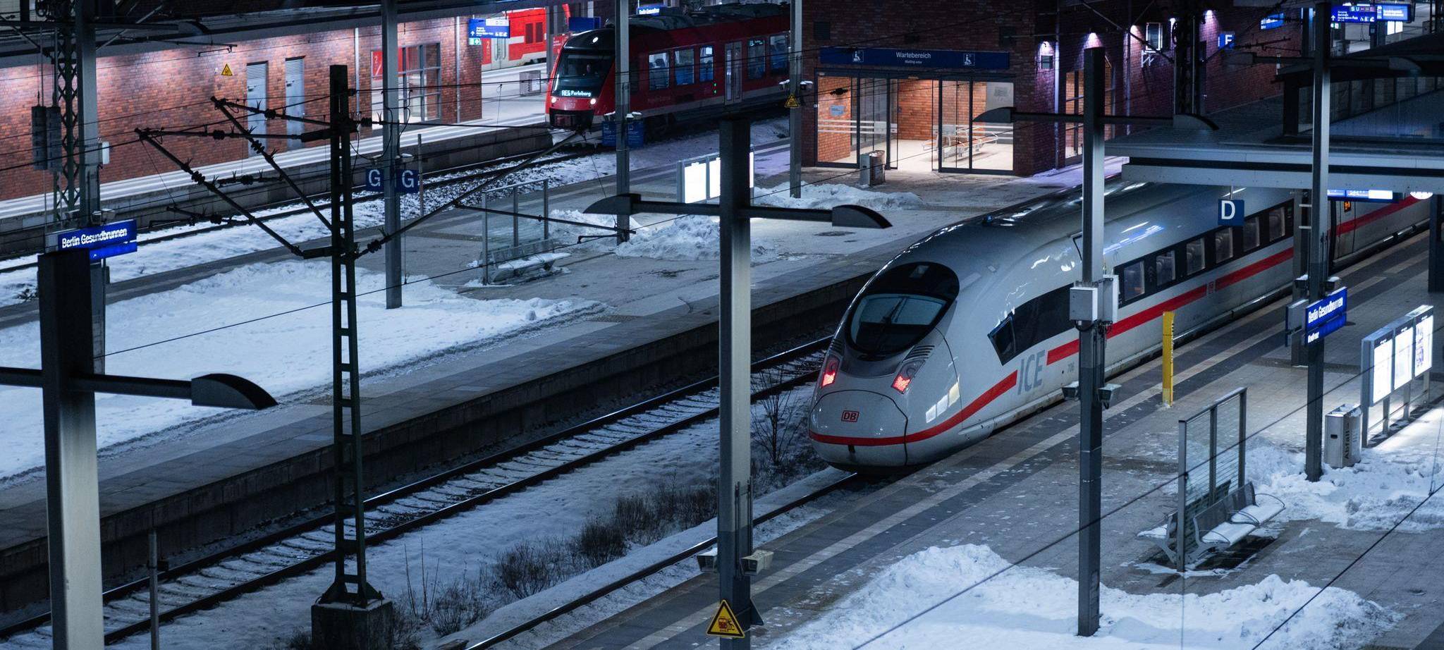 Winterwetter - Sturmtief Elli - Berlin