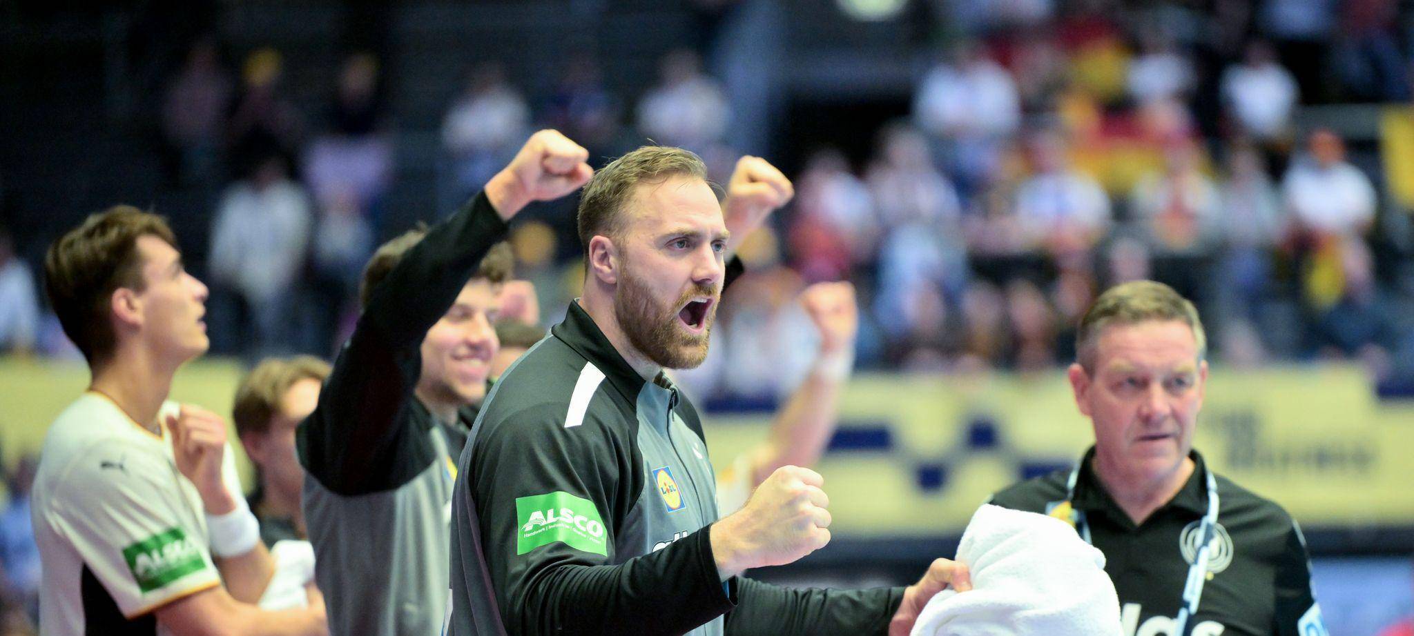 Handball-EM - Serbien - Deutschland
