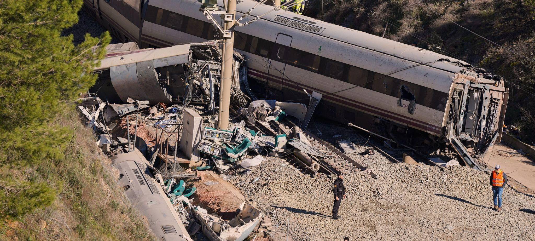 Nach dem Zugunglück in Spanien