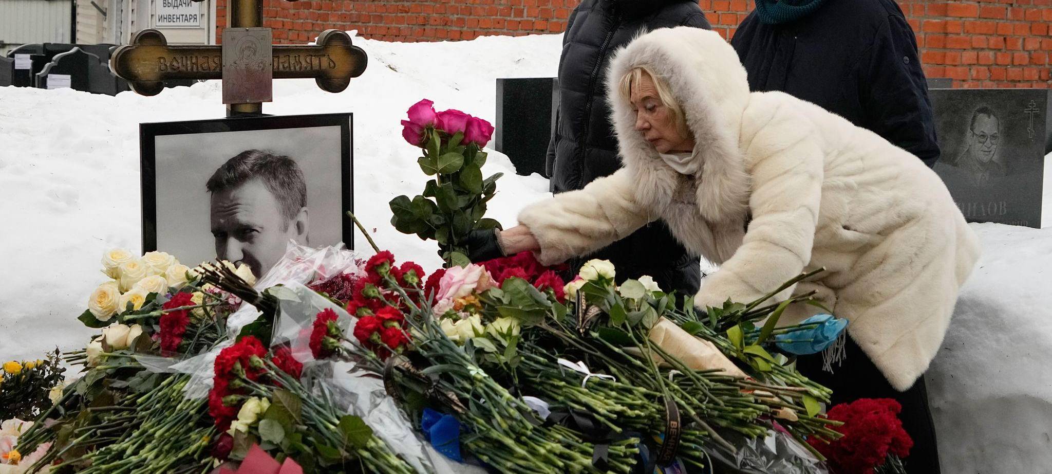 Internationales Gedenken an Nawalny - Moskau