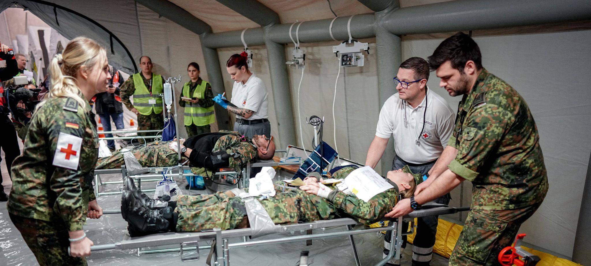 Übung «Medic Quadriga» der Bundeswehr