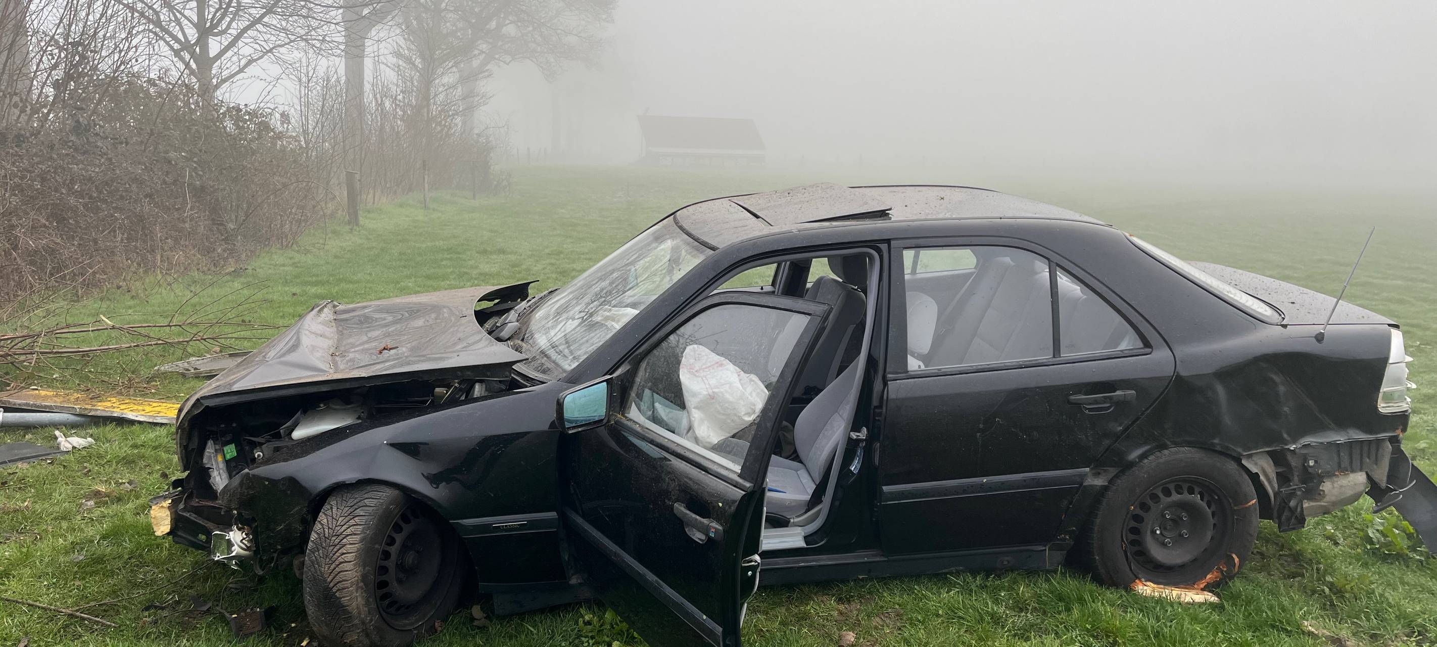 Polizei-Suchaktion nach Unfall in Kamp-Lintfort