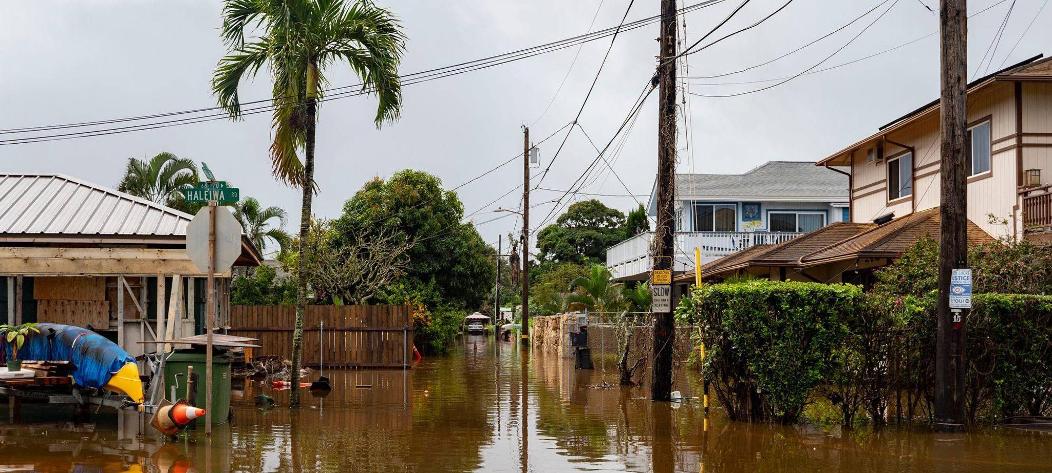Überschwemmungen in Hawaii