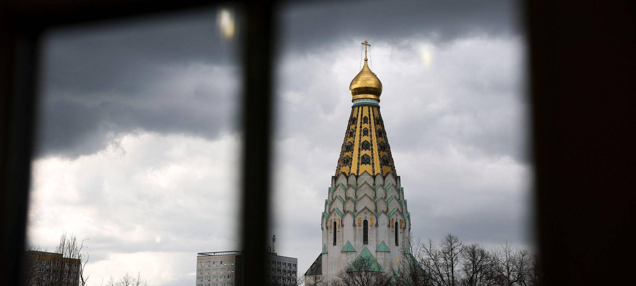 Stürmisches Wetter in Leipzig