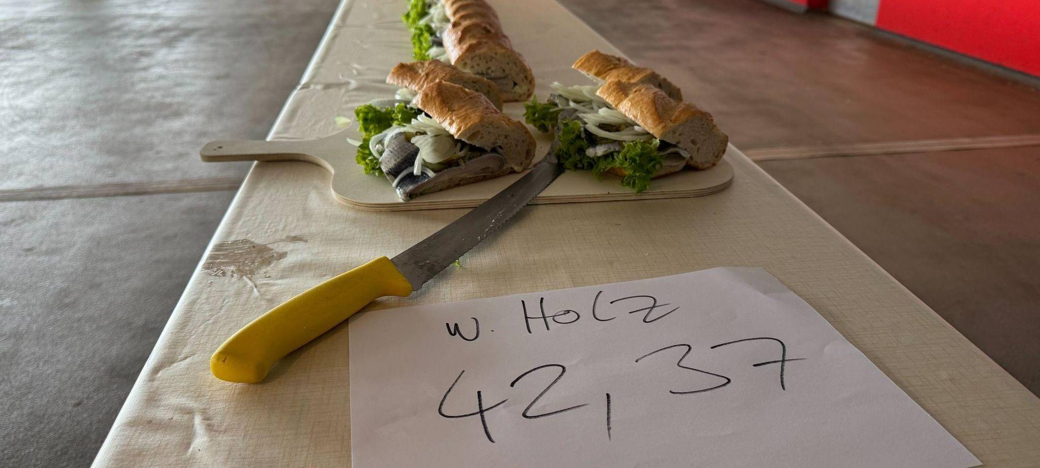 Längstes Fischbrötchen der Welt