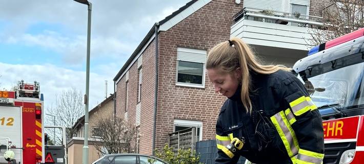 Der gerettete Hund ist wohlauf