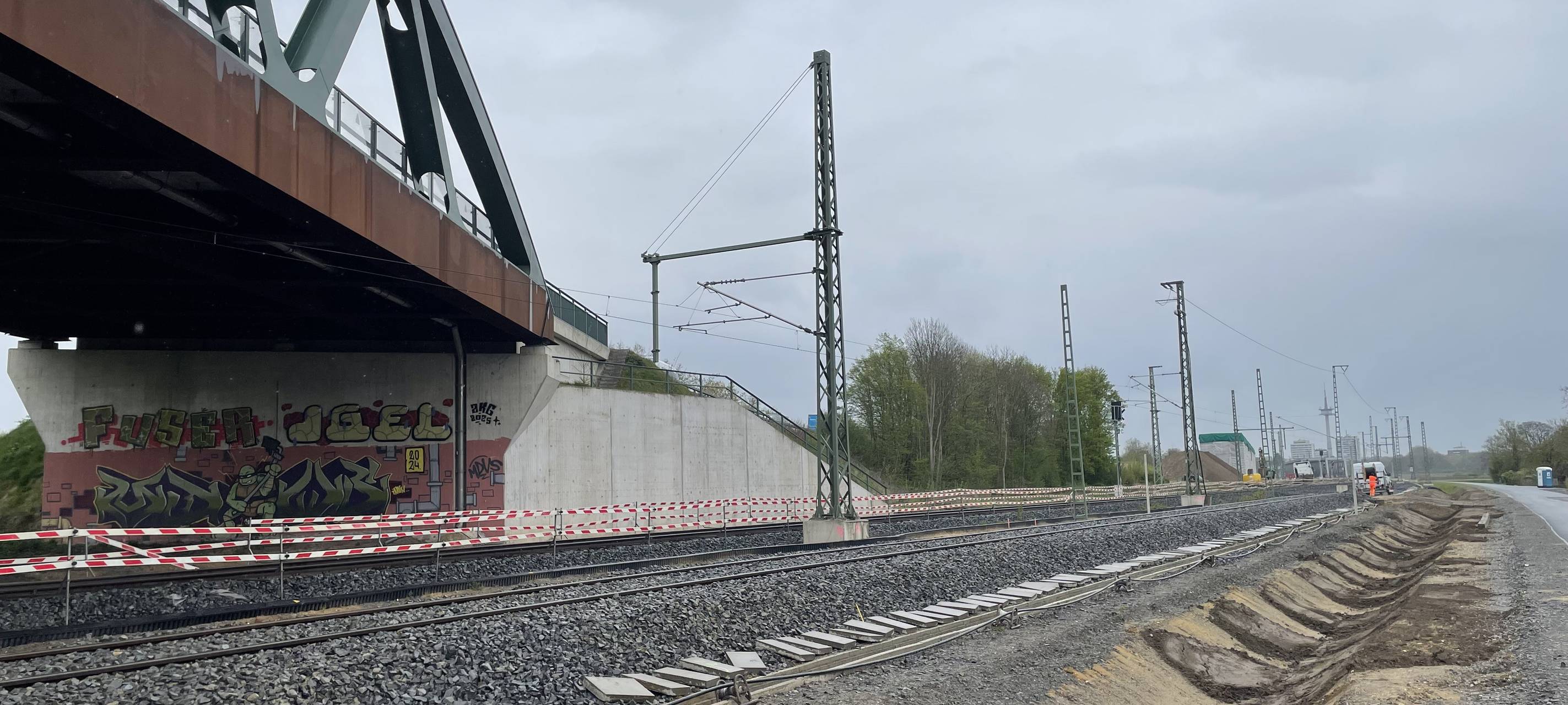 Dreigleisiger Betuwe-Ausbau: Marathon-Sperrungen fast vorbei