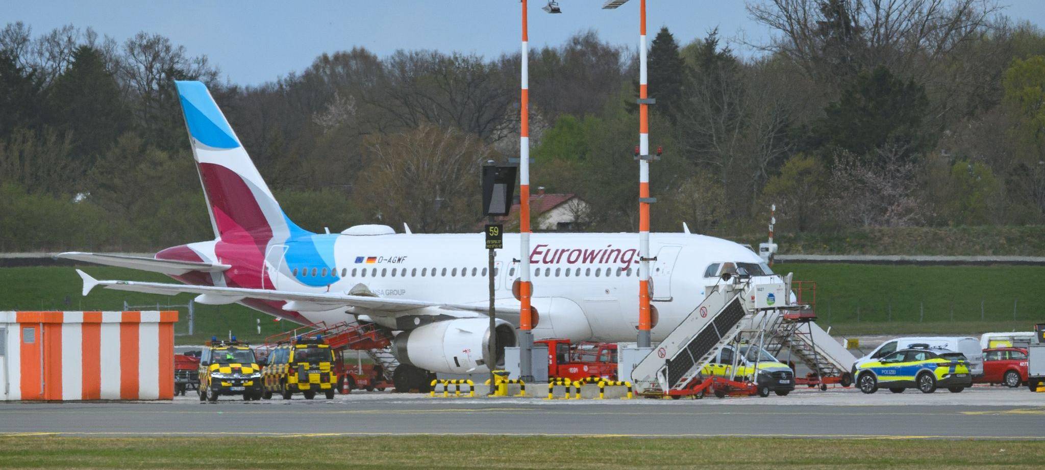 Flugzeug nach technischen Problemen in Hamburg gelandet