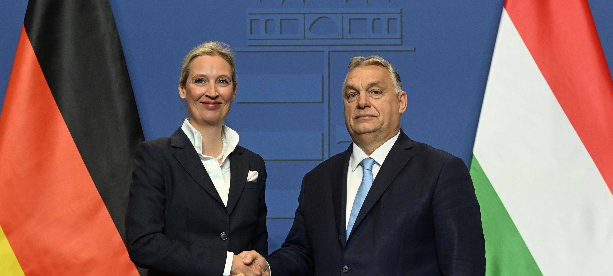 AfD-Chefin Weidel trifft den ungarischen Regierungschef Orban