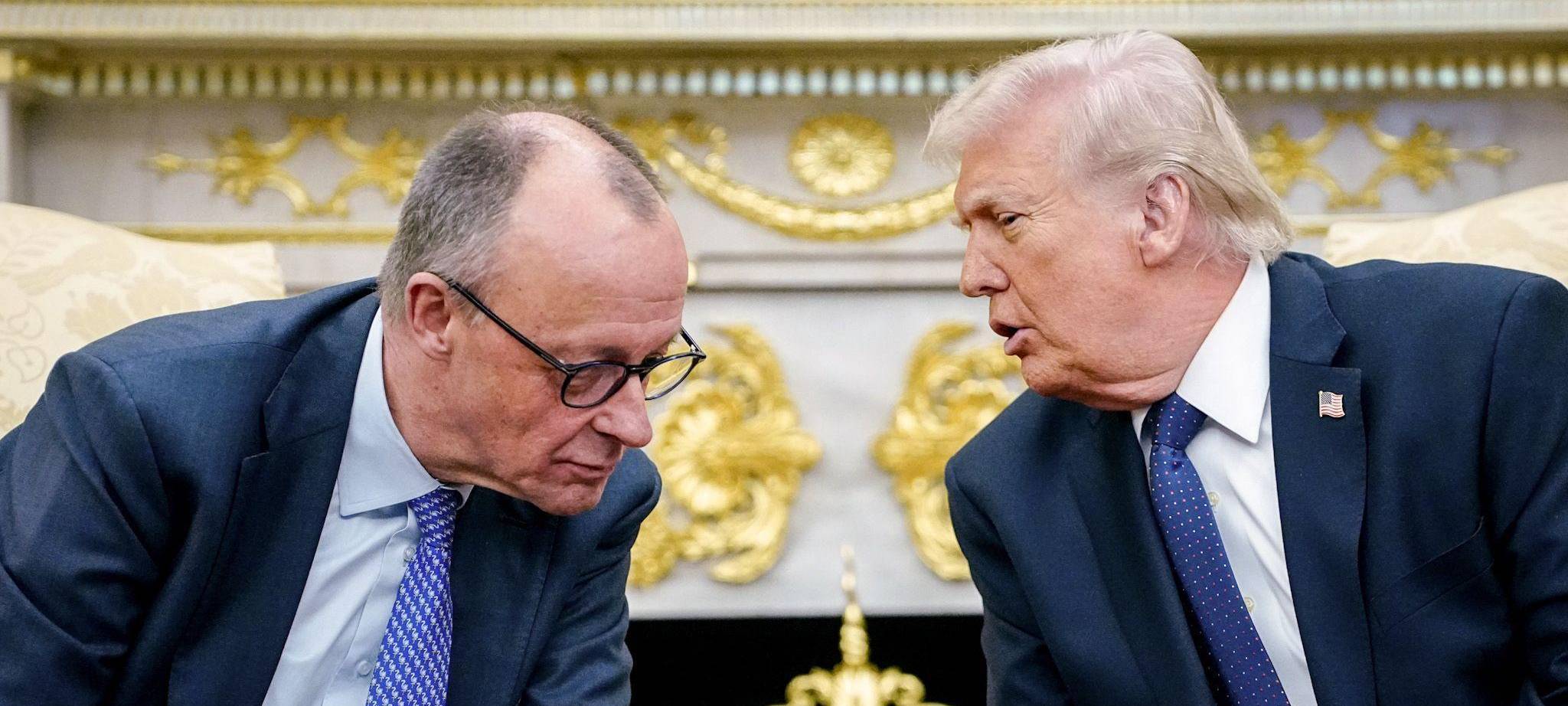 US-Präsident Trump und Bundeskanzler Merz