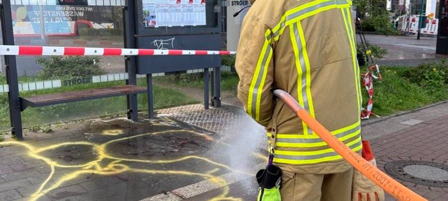Schwere Gewalttat an Duisburger Bushaltestelle Marientor
