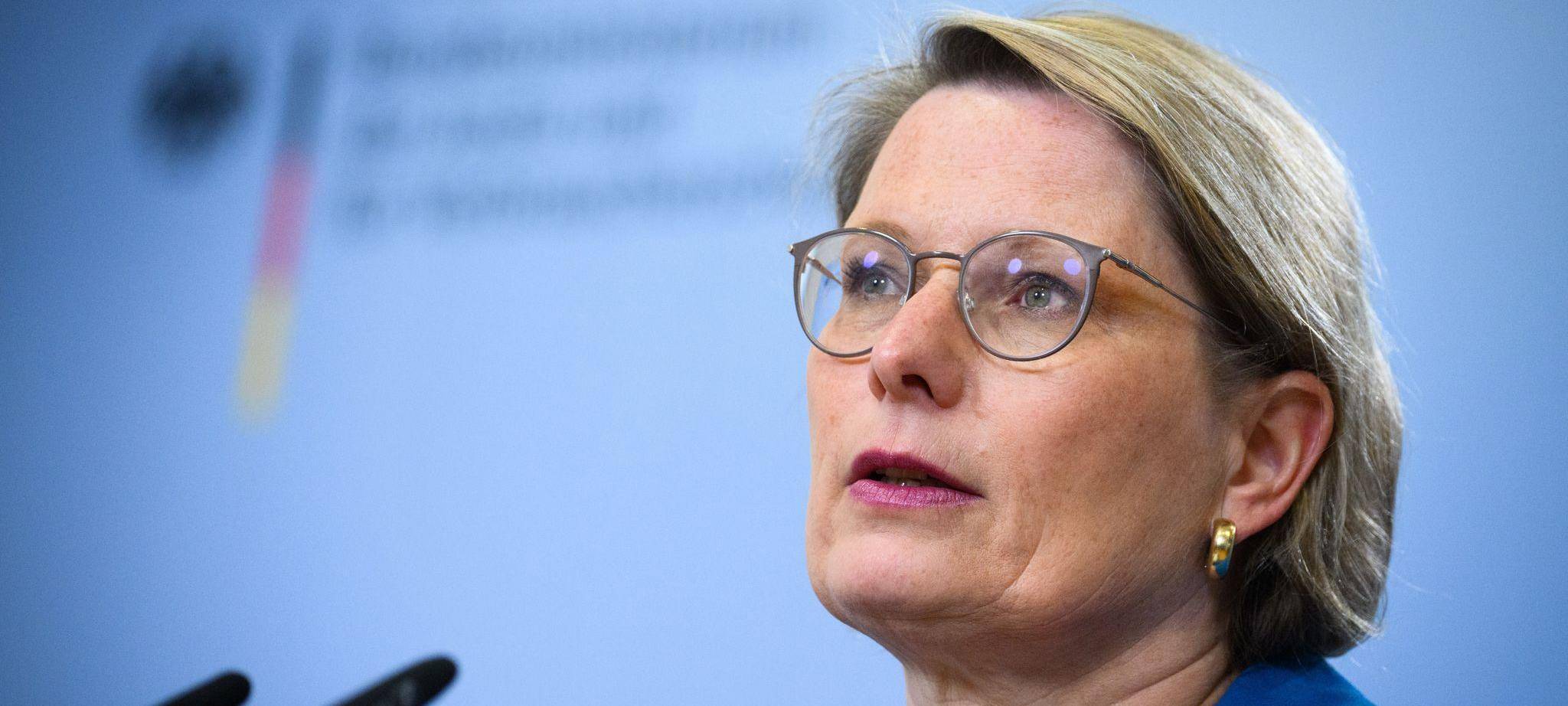 Pressekonferenz von Bundesjustizministerin Hubig