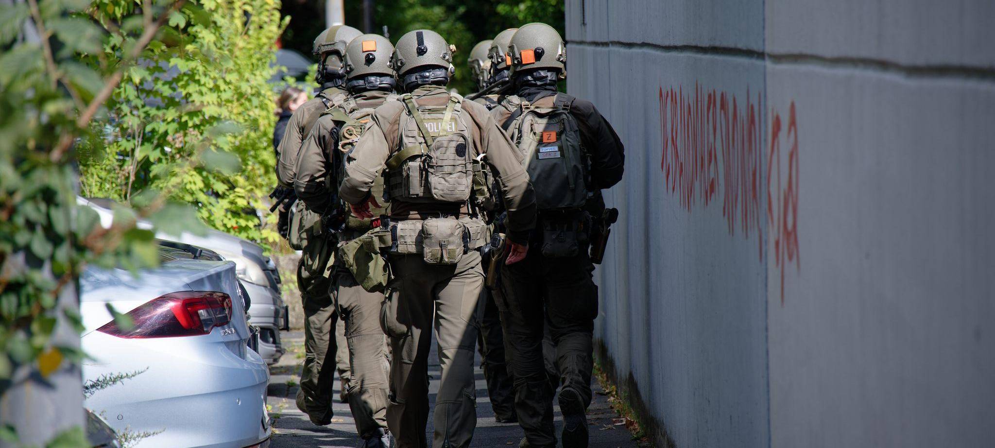 Polizeieinsatz an Berufskolleg in Essen