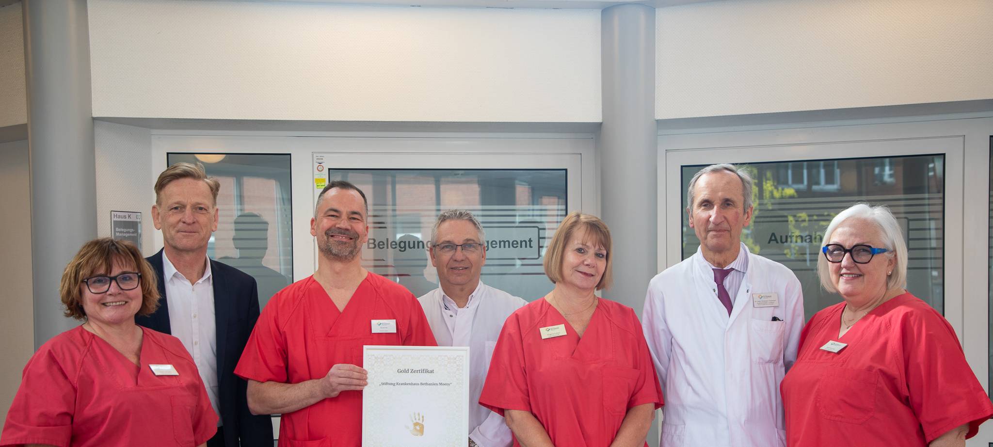 Vorbildliche Hygiene am Moerser Bethanien-Krankenhaus