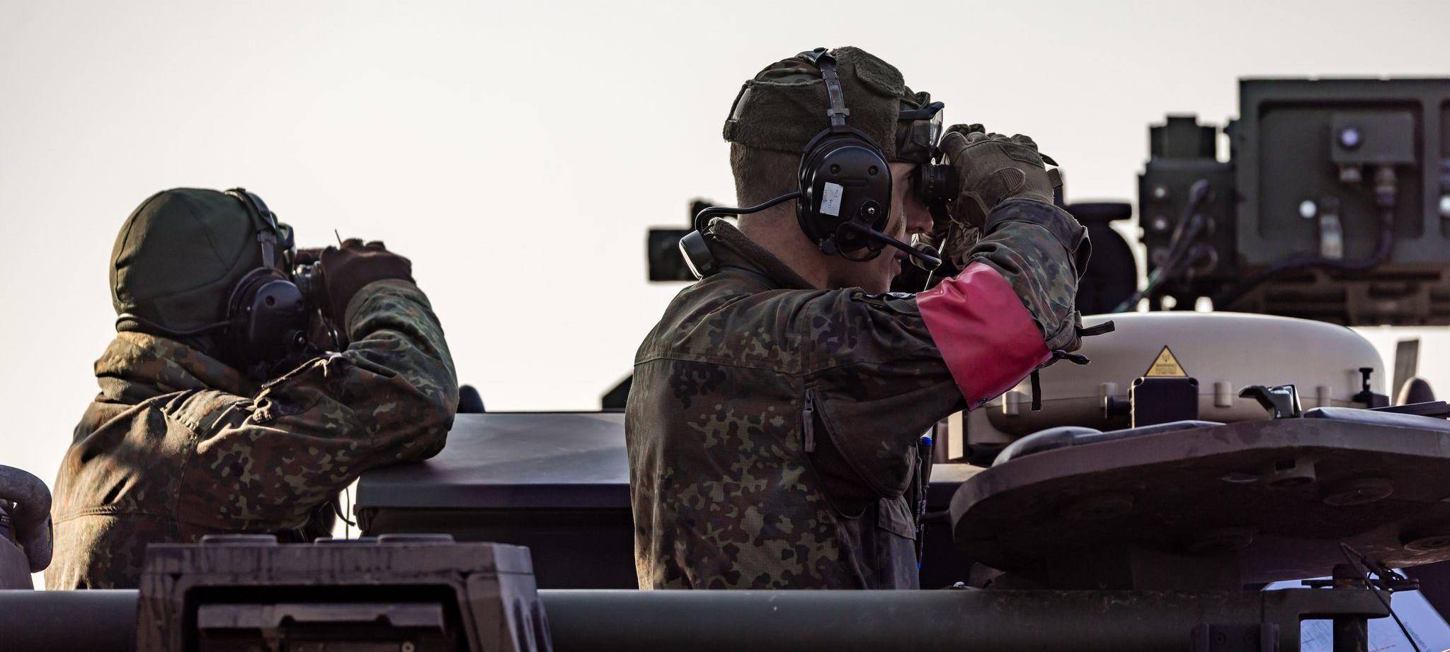 Das Panzergrenadierbataillon 391 übt in der Oberlausitz