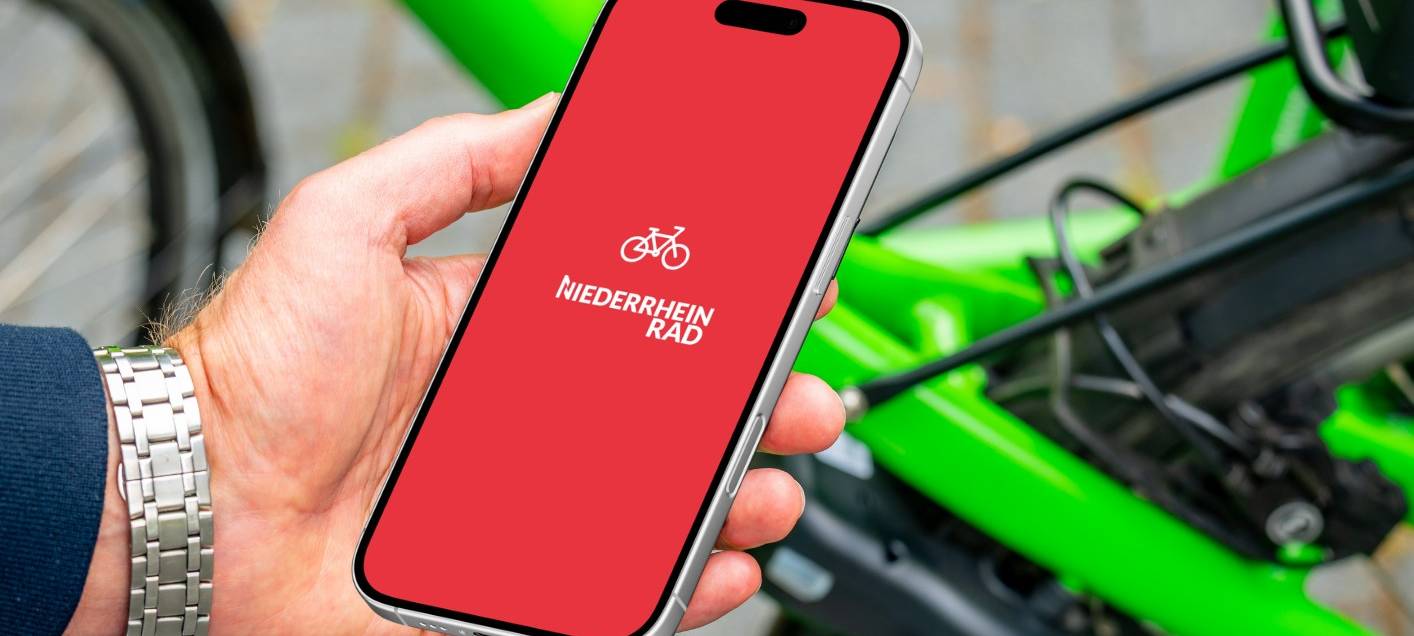 App-Update fürs Leihen der 300 grünen Niederrheinräder