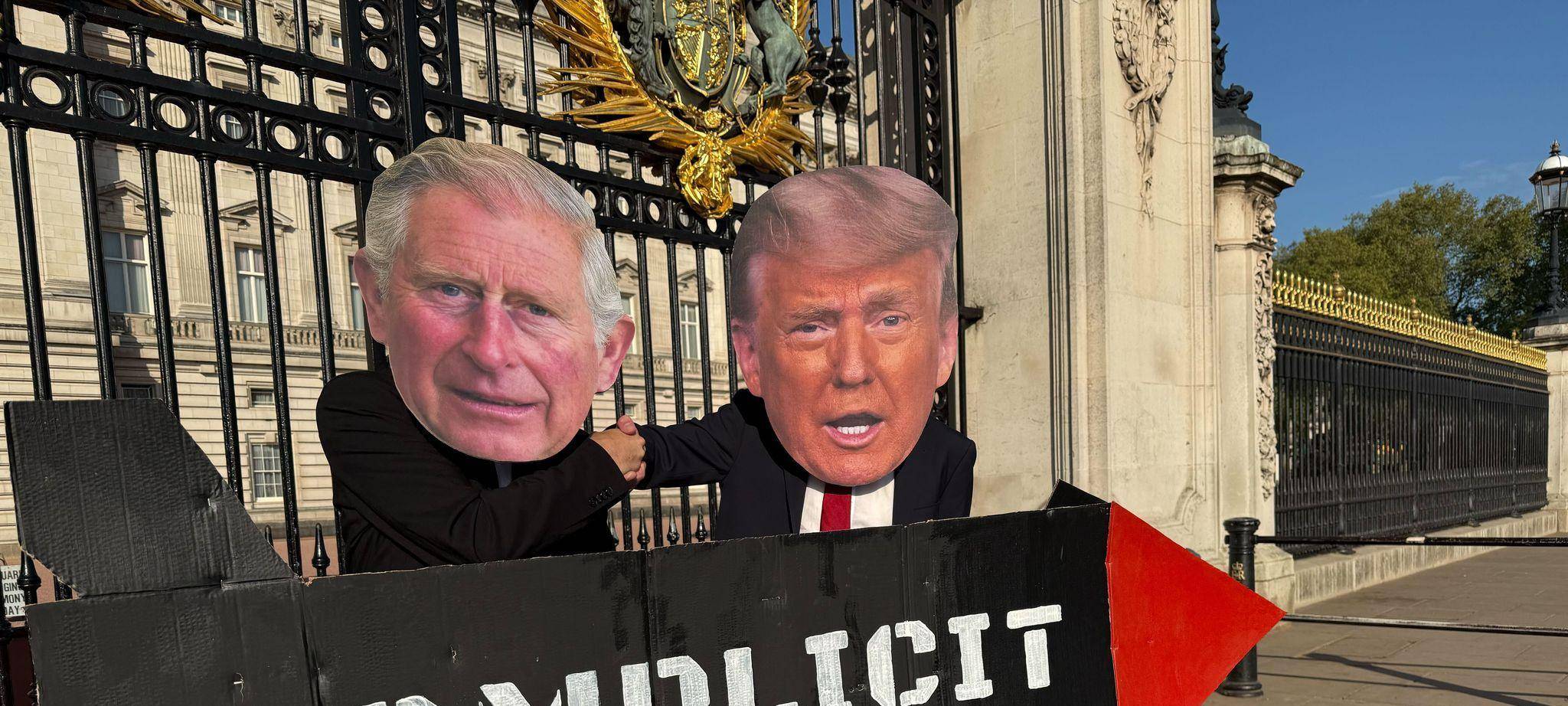 König Charles in den USA - Protest der „Stop Trump Coalition“