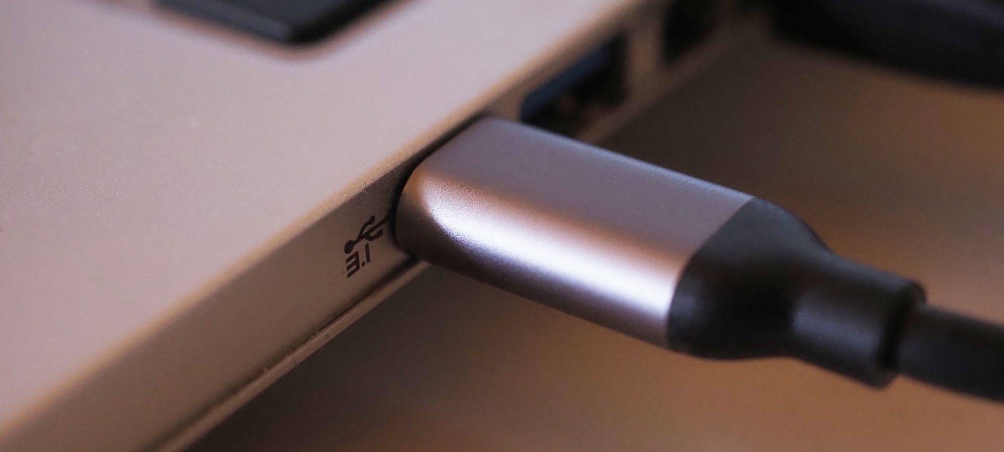 Notebook-Stromanschluss per USB-C