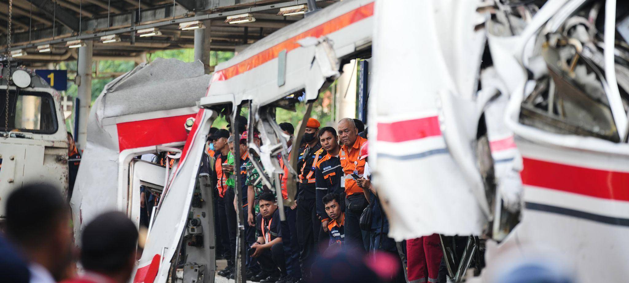 Zugunglück in Indonesien