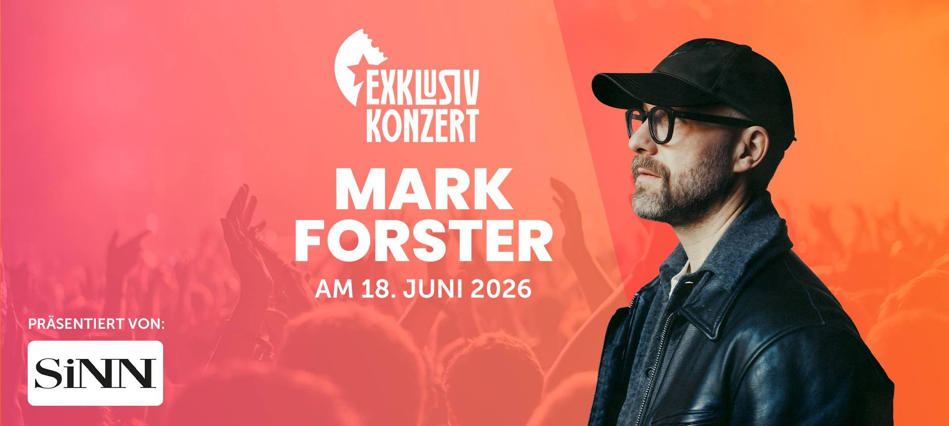 Mark Forster im Exklusivkonzert bei Radio K.W.
