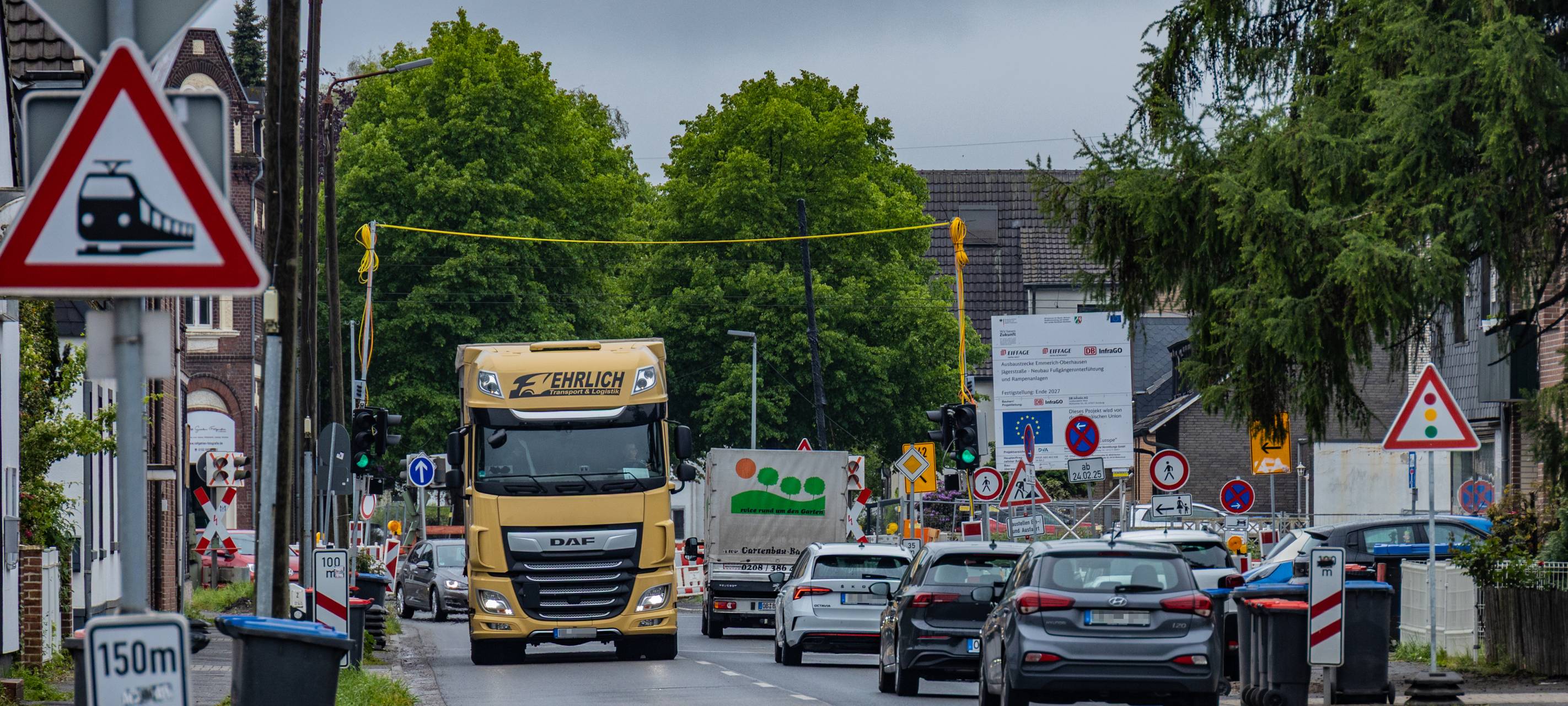 Ärger über Baustellen-Chaos in Dinslaken