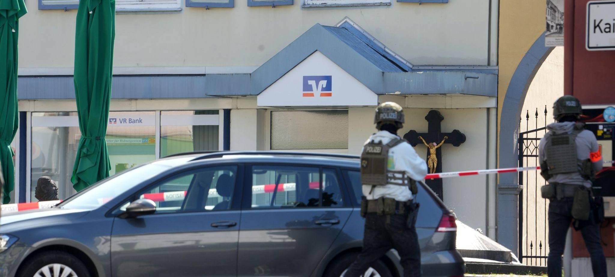 Geiselnahme in einer Bank im rheinland-pfälzischen Sinzig