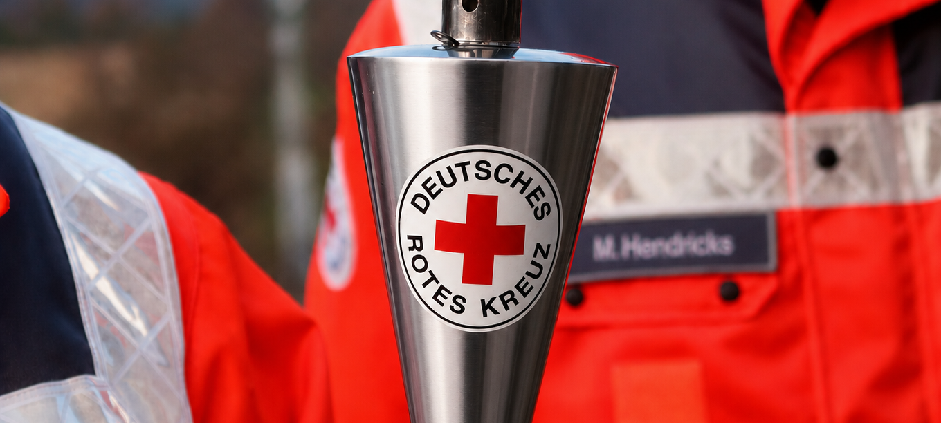 Internationaler Fackellauf des DRK kreuzt den Kreis Wesel