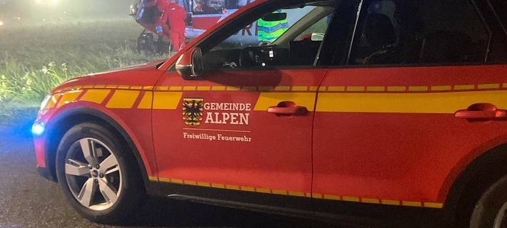 Verkehrsunfall Alpen Veen