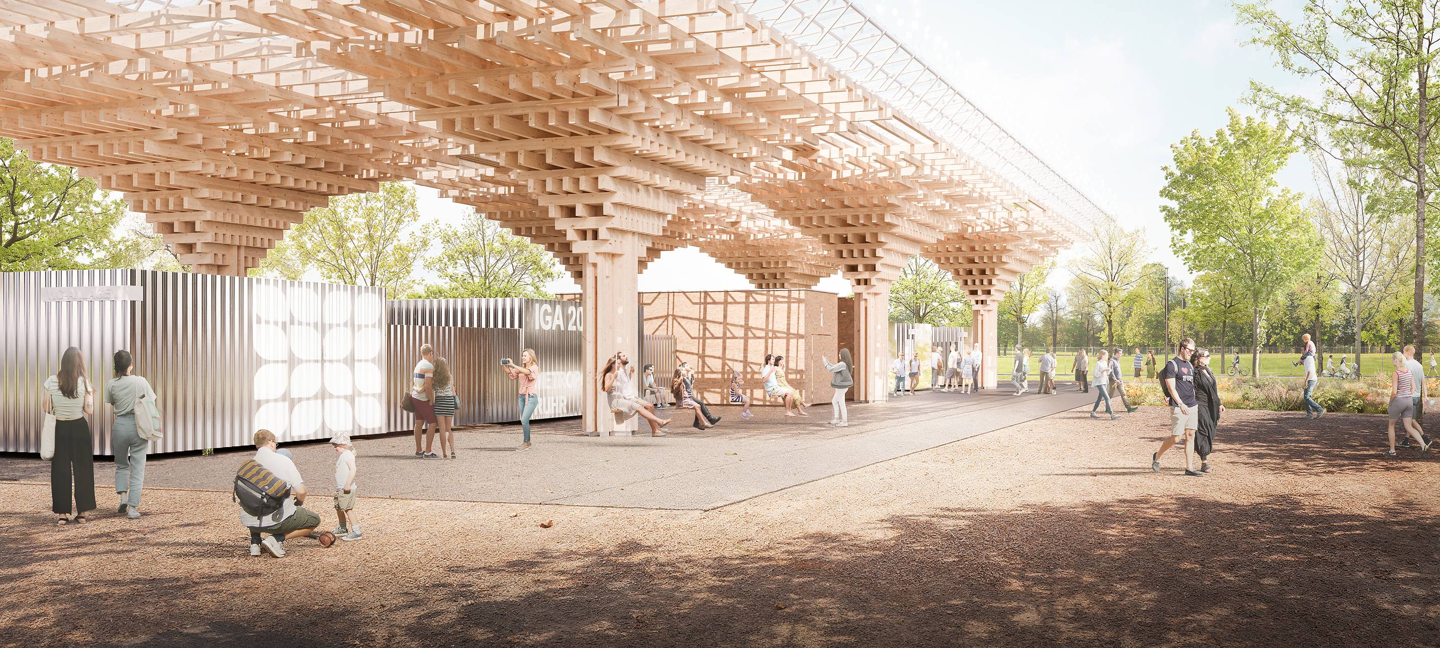 Duisburg bekommt neuen Eingangspavillon für die IGA 2027