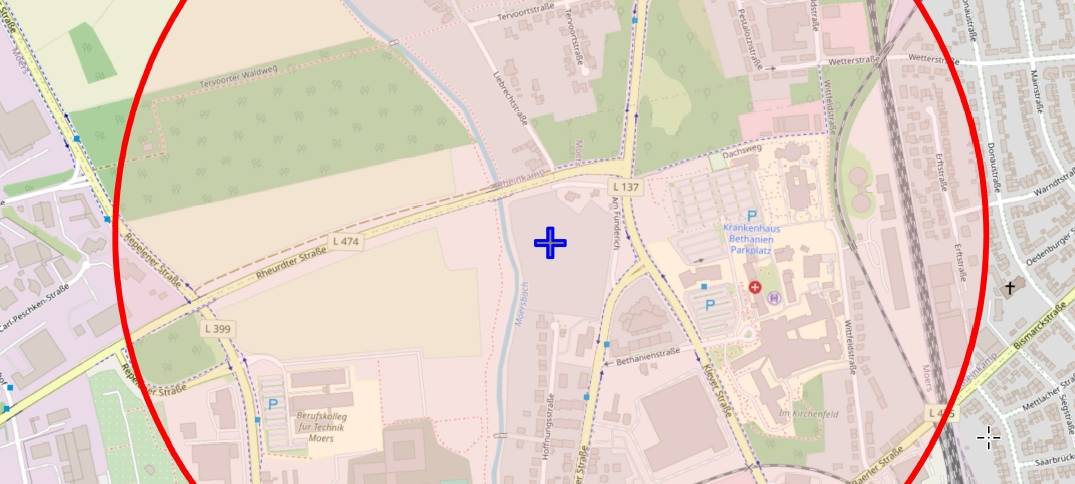 Weltkriegsbombe in Moers – Krankenhaus und 2.600 Betroffene