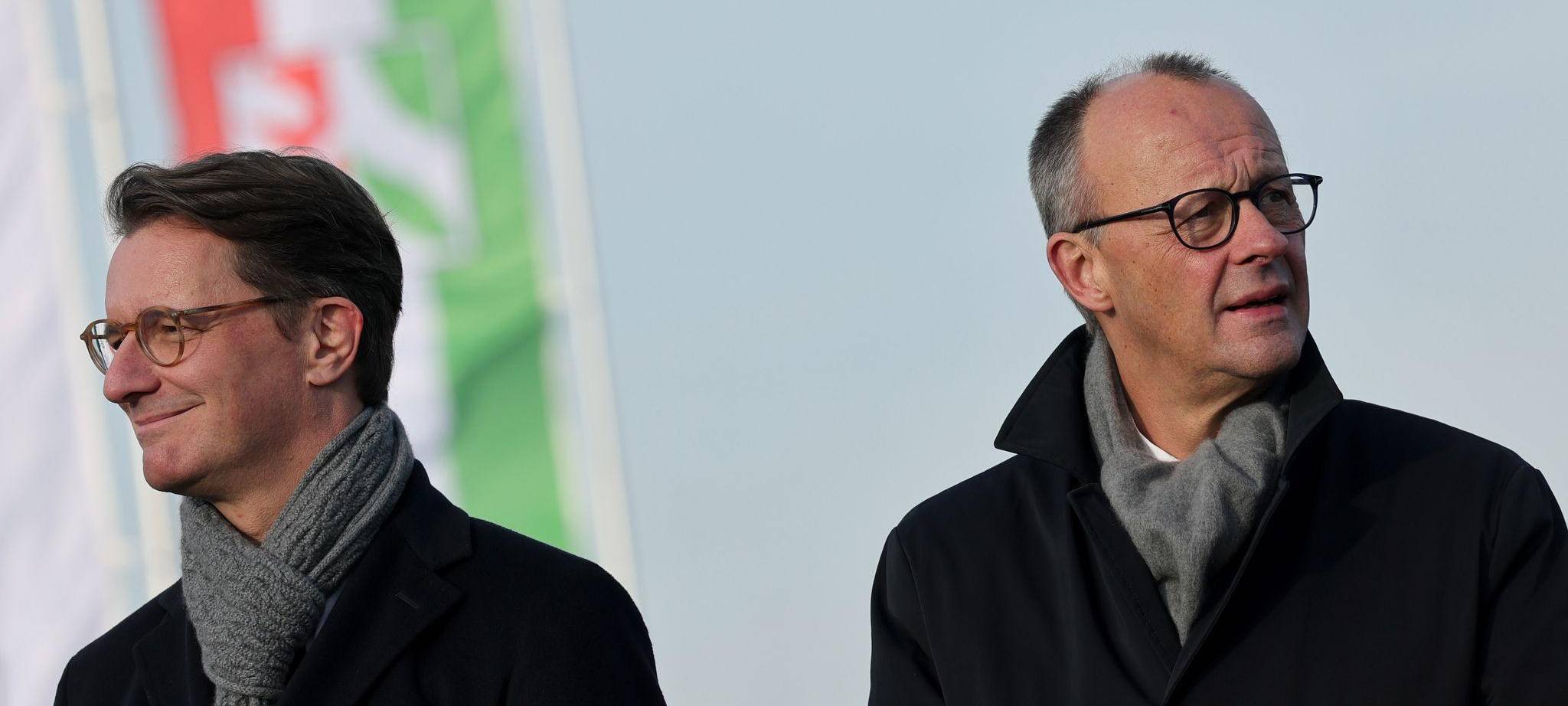 Hendrik Wüst und Friedrich Merz