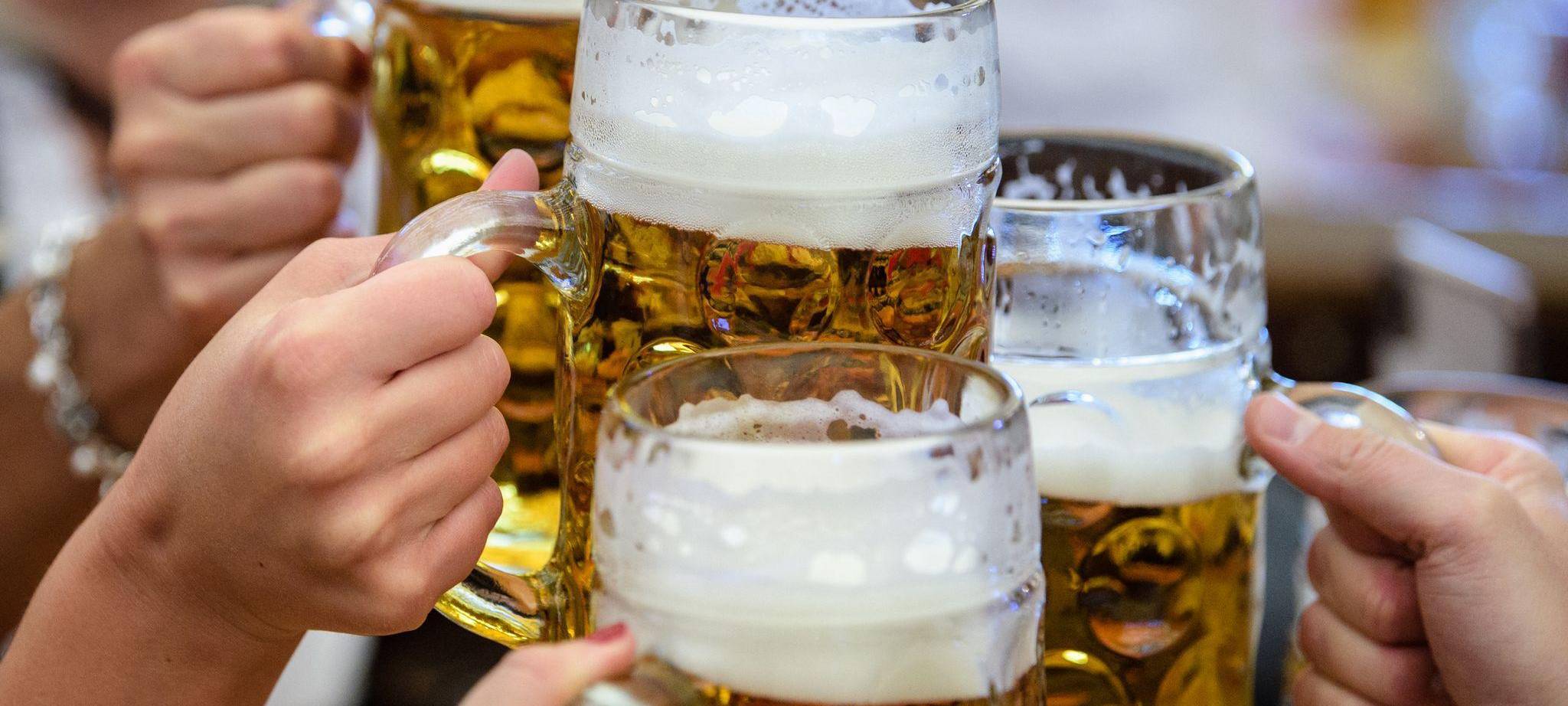 Im Bierzelt