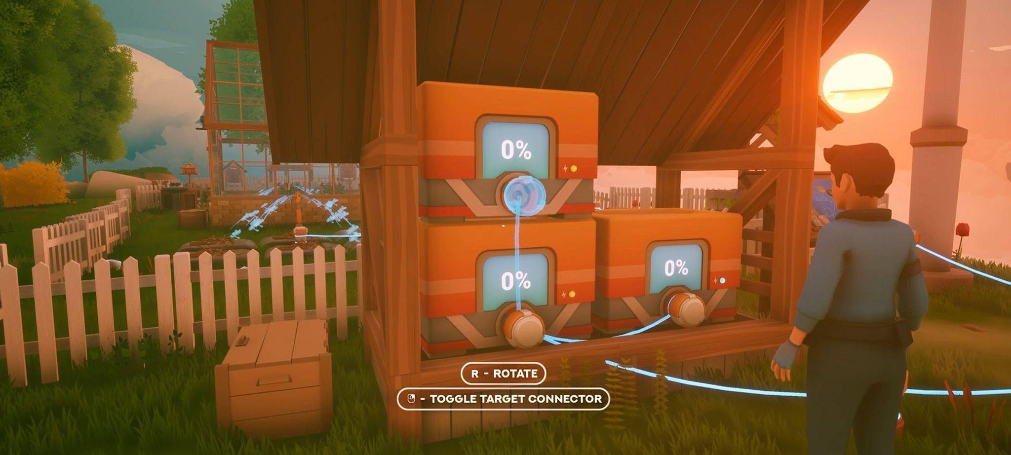 Screenshot aus dem Spiel «Solarpunk»