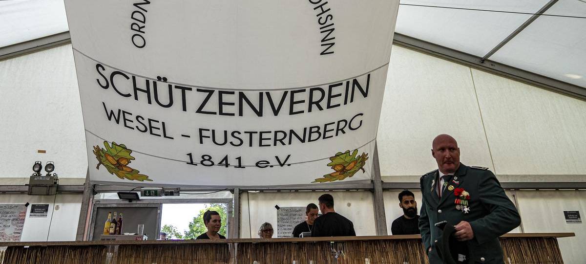 Randalierer in Wesel verwüsten Schützengelände
