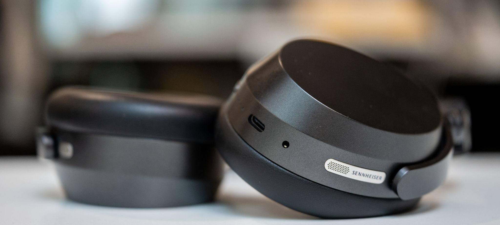 Detailaufnahme der Kopfhörer Sennheiser Momentum 5