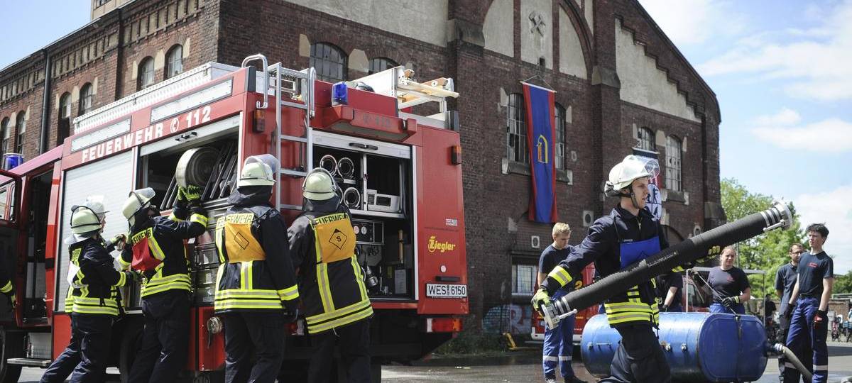 Wettkampf der Feuerwehren am Samstag im Bergpark Lohberg