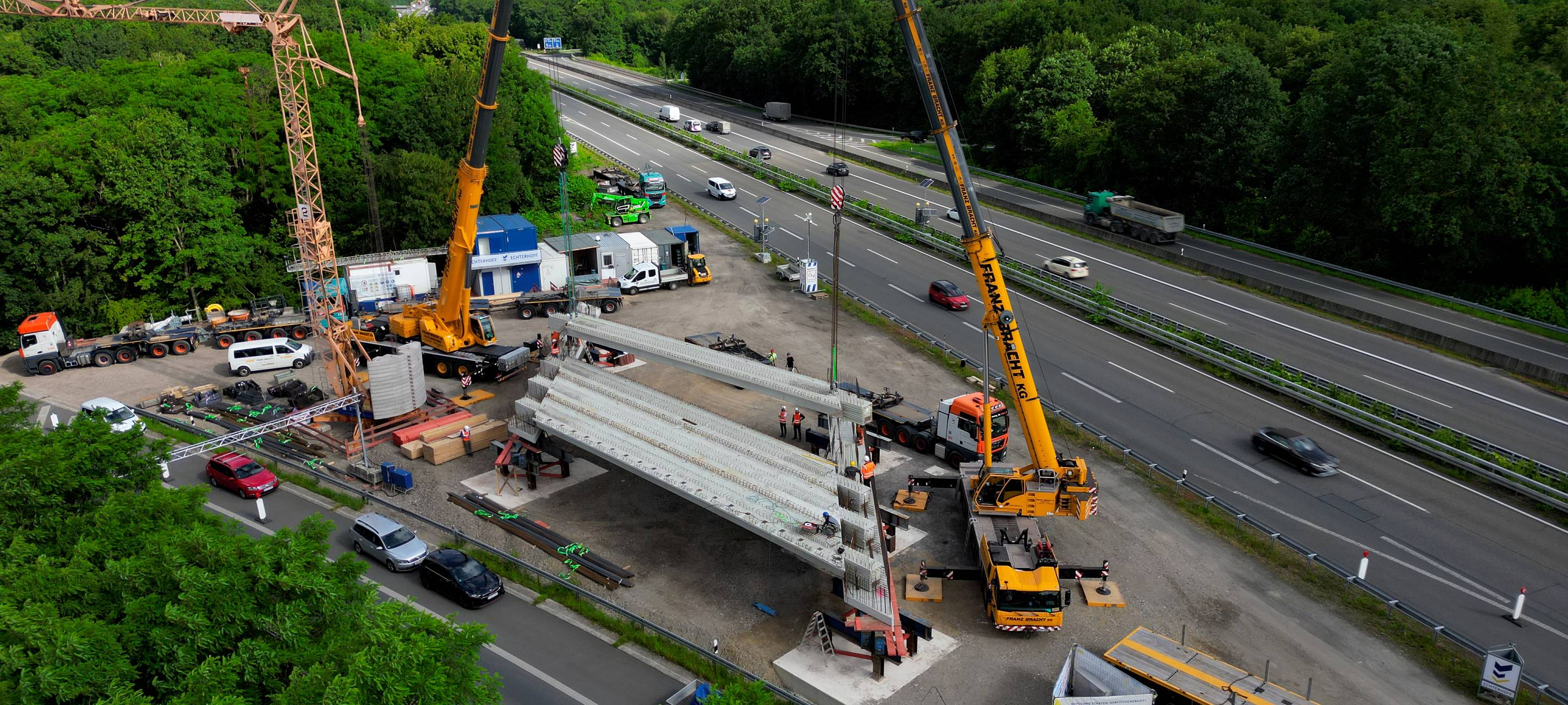Weiterer Bau einer Turbobrücke an A516 bei Oberhausen