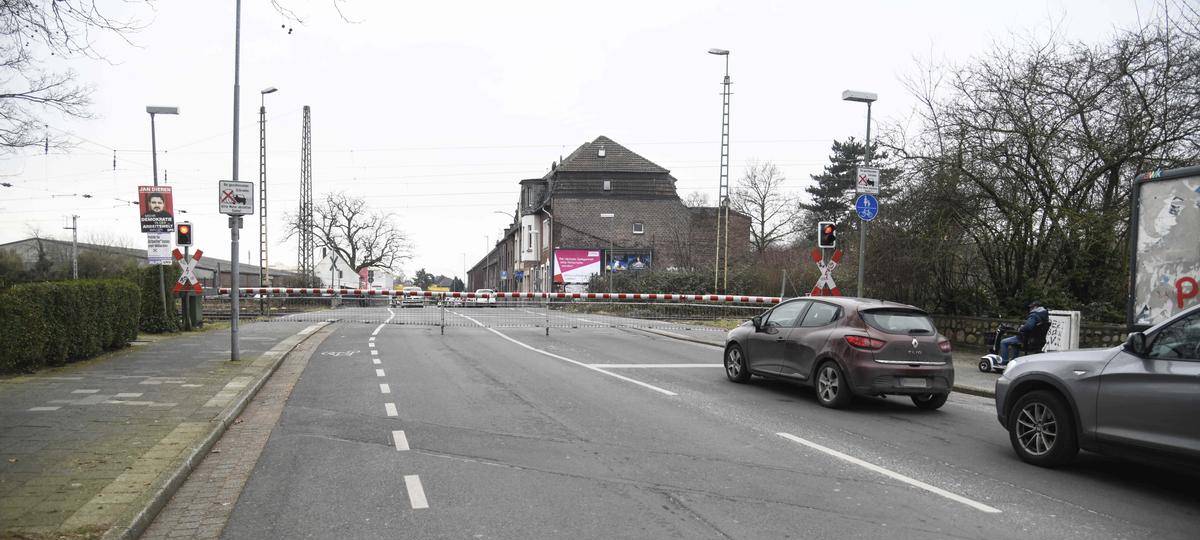 Neuer Radweg an der Bismarckstraße in Moers geplant