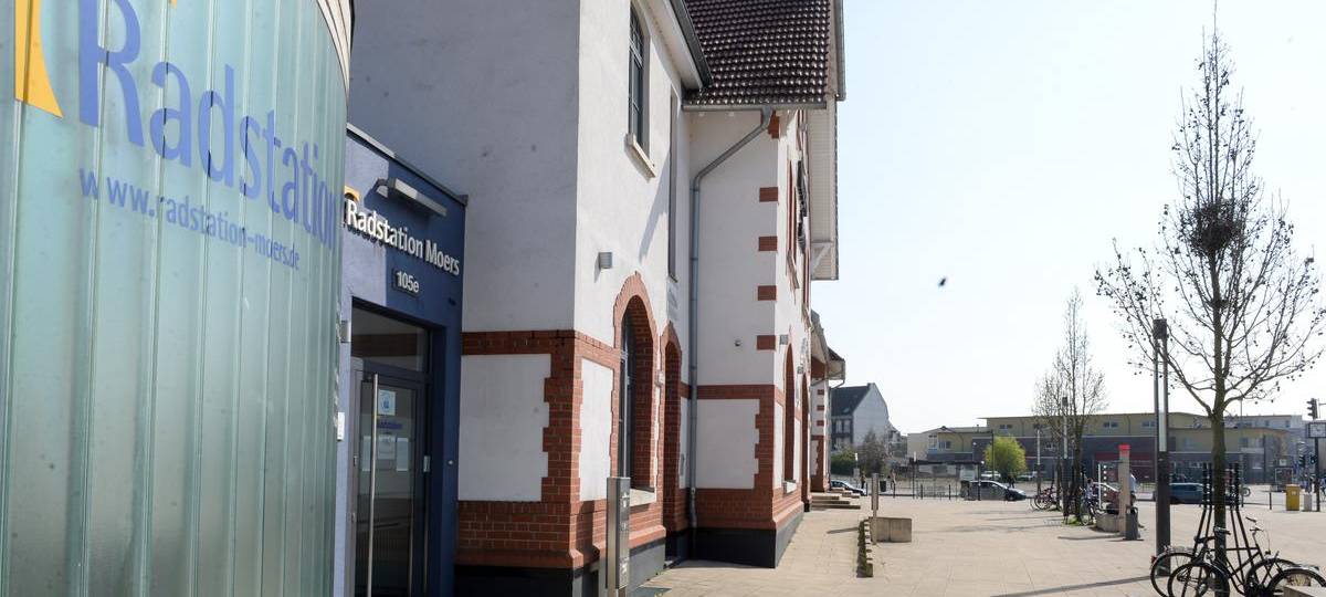 Radstation am Moerser Bahnhof schließt zum Monatsende