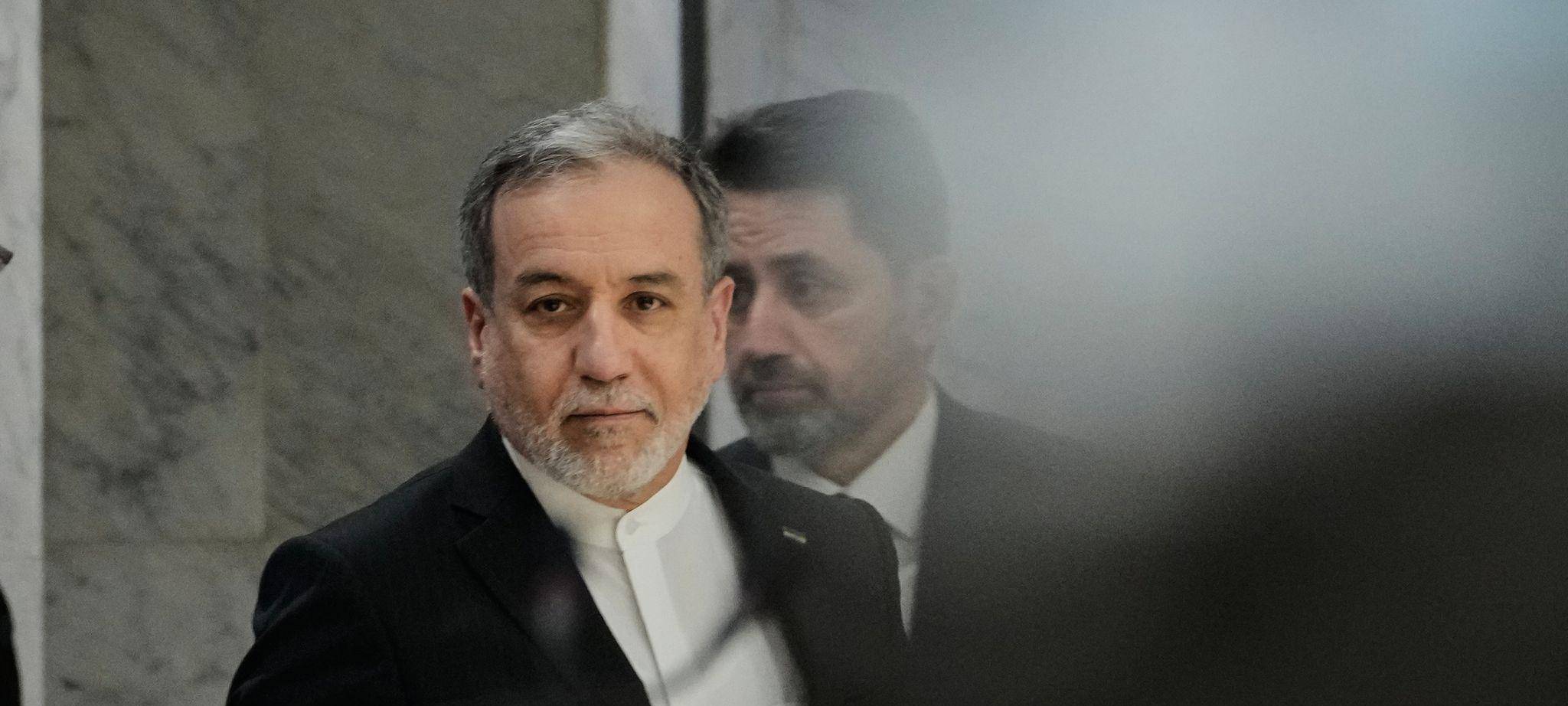 Irans Außenminister Abbas Araghtschi im Irak